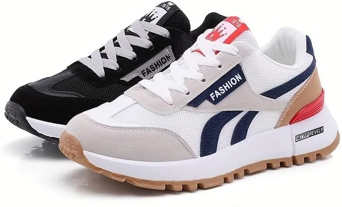 Warm and Lightweight Women's Fleece Lining Colorblock Sneakers with Soft Sole and Platform for Comfortable Walking