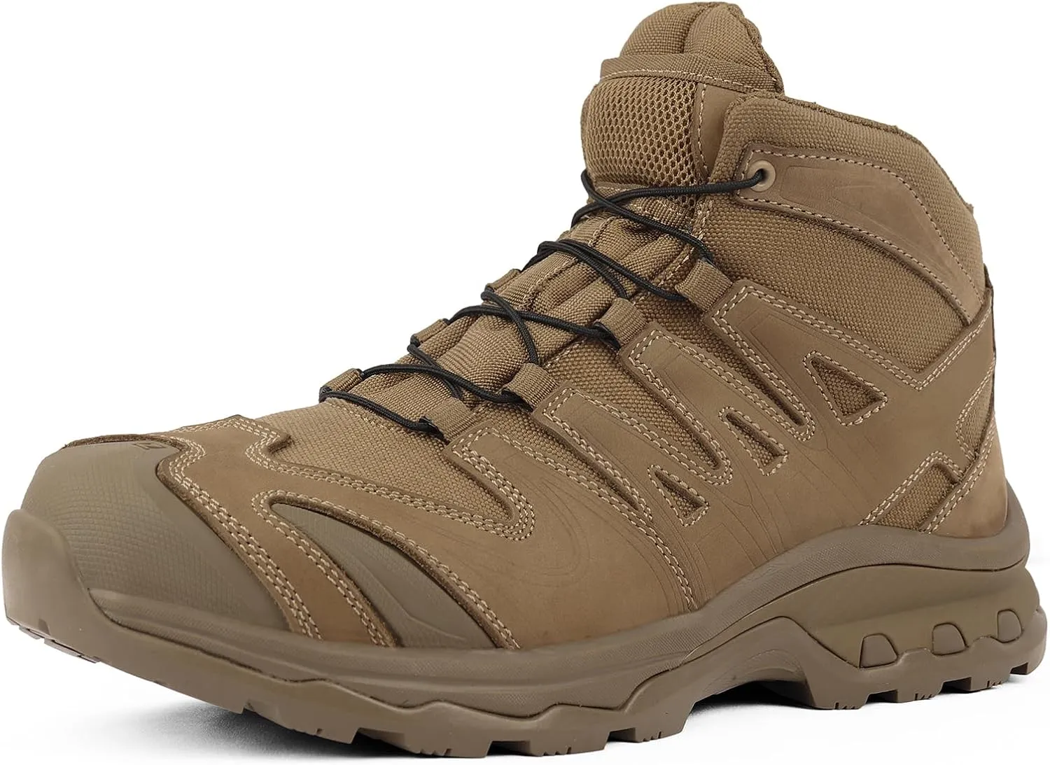 Waterproof Hiking Boots for Men Mid Trekking Shoes Lightweight Backpacking Shoes Mountaineering Outdoor Leather Boots