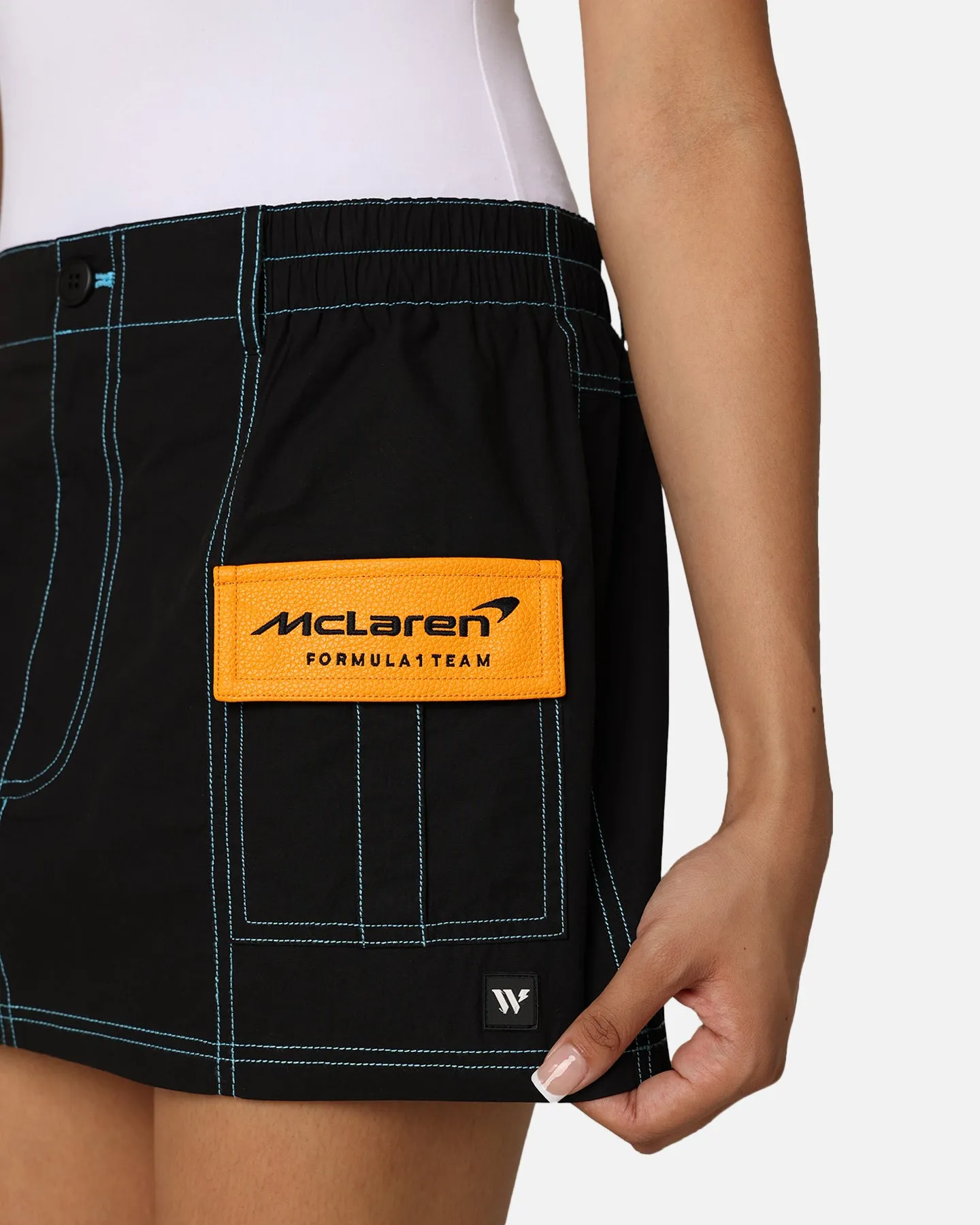 We Are The Wild Collective X McLaren Women's Cargo Skirt Black