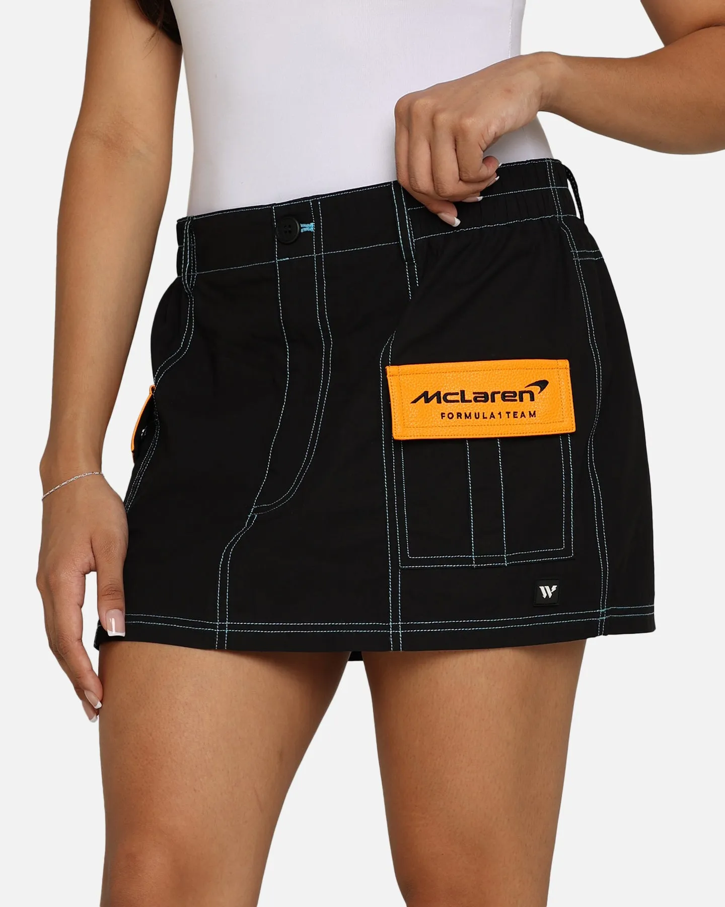 We Are The Wild Collective X McLaren Women's Cargo Skirt Black