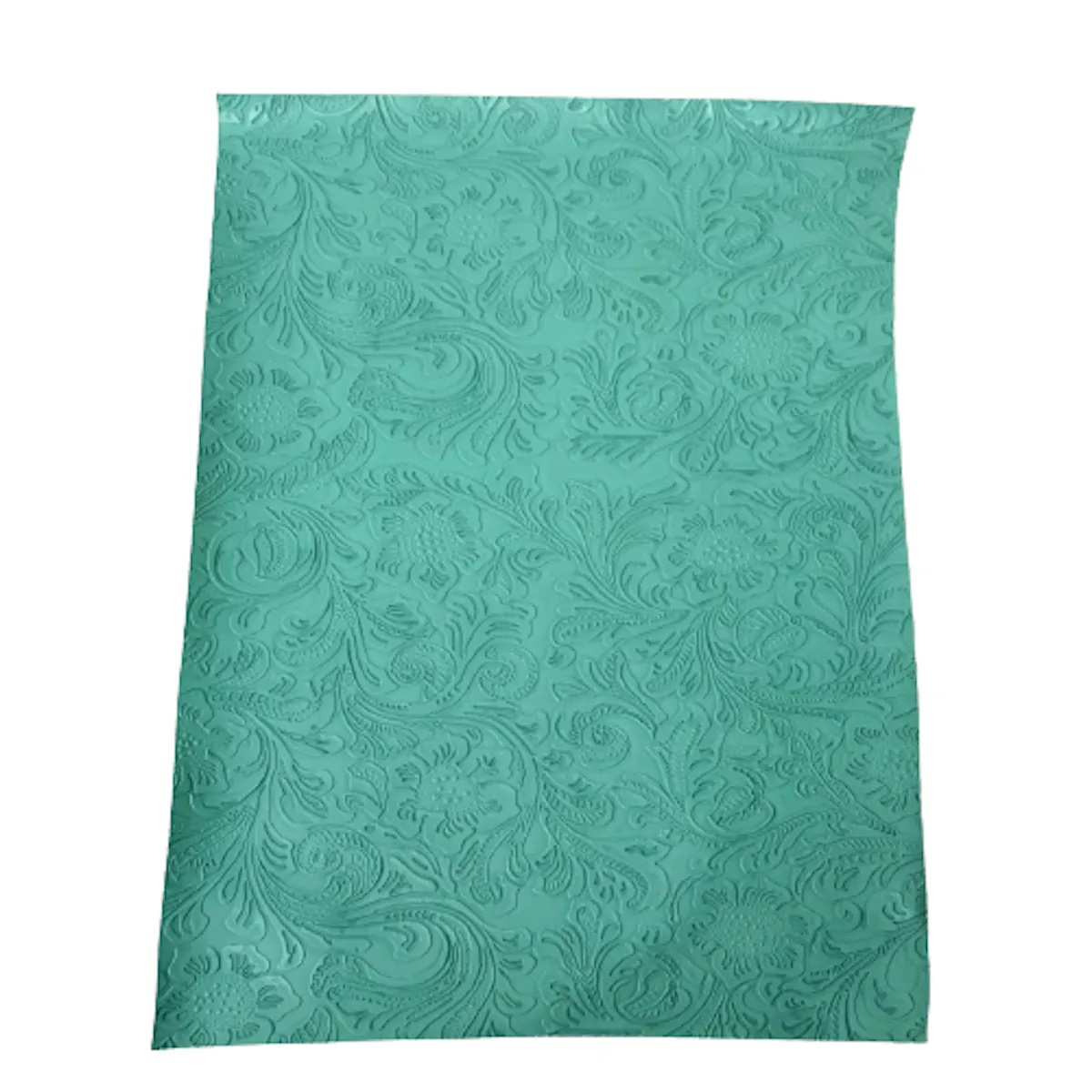 Western Floral PU Faux Leather Vinyl Fabric