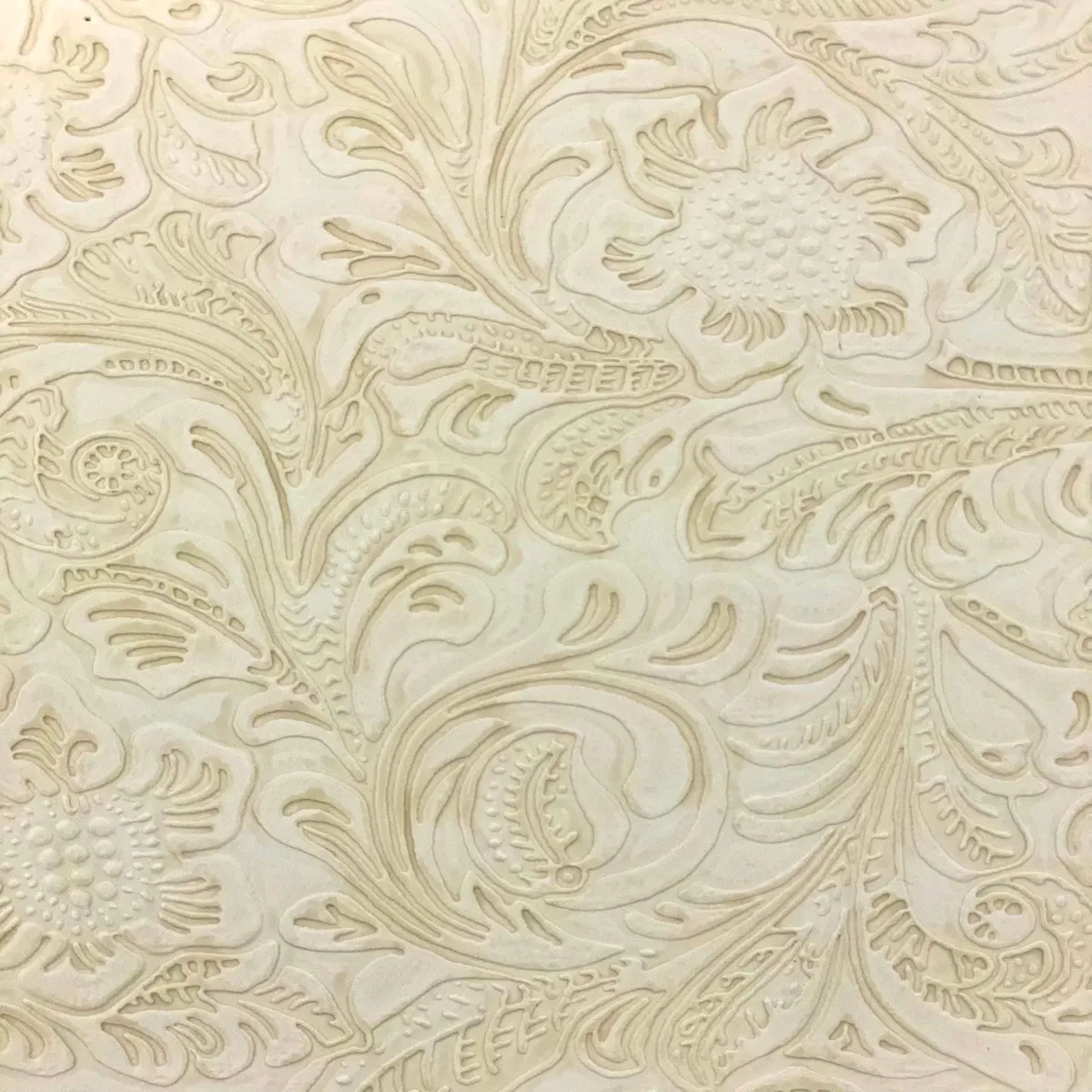 Western Floral PU Faux Leather Vinyl Fabric