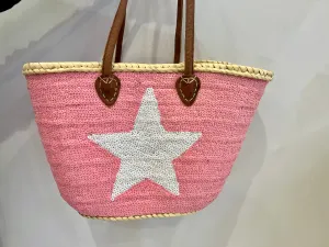 White star beach tote
