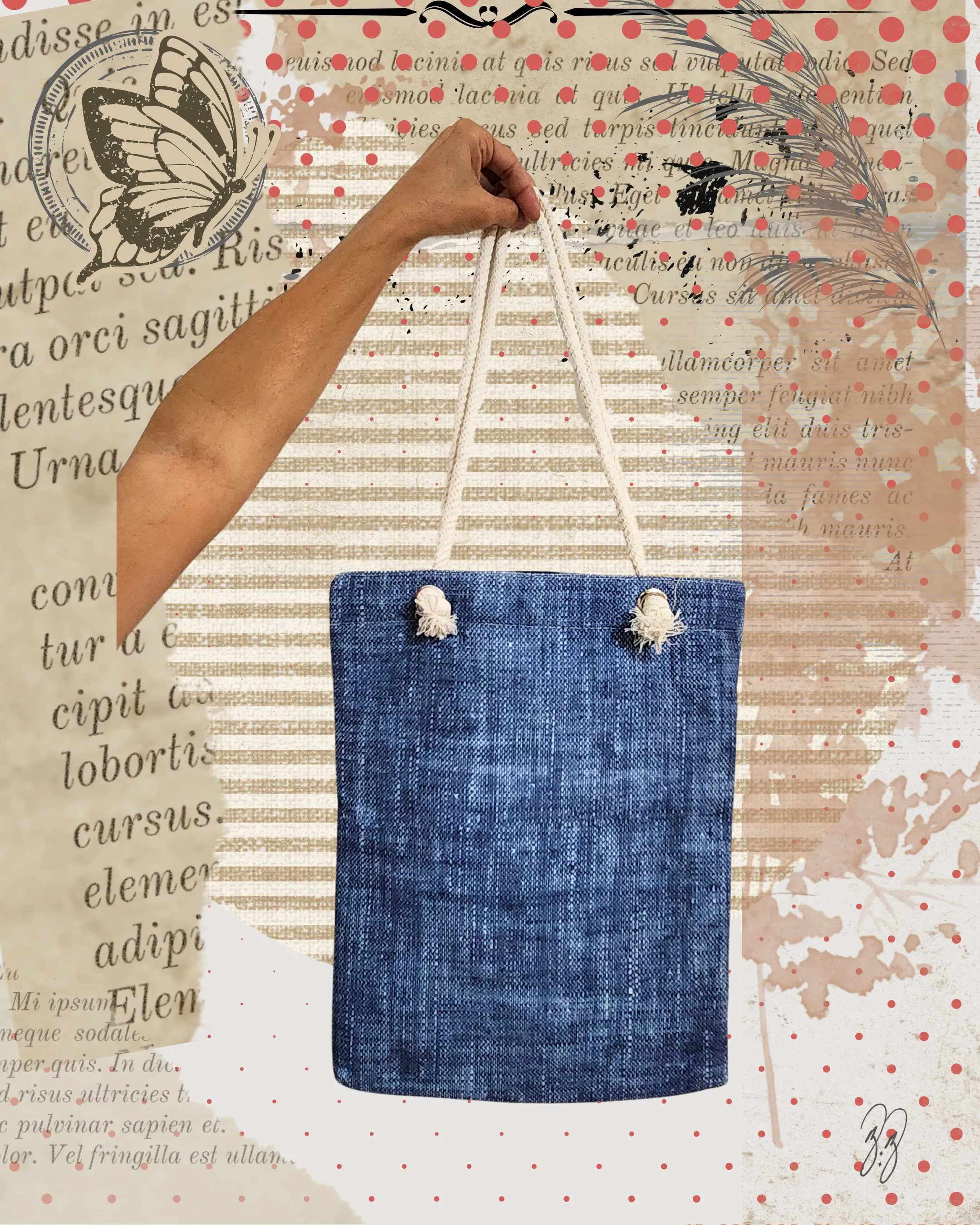 Winter savings Secure delivery PEACOCK TOTE
