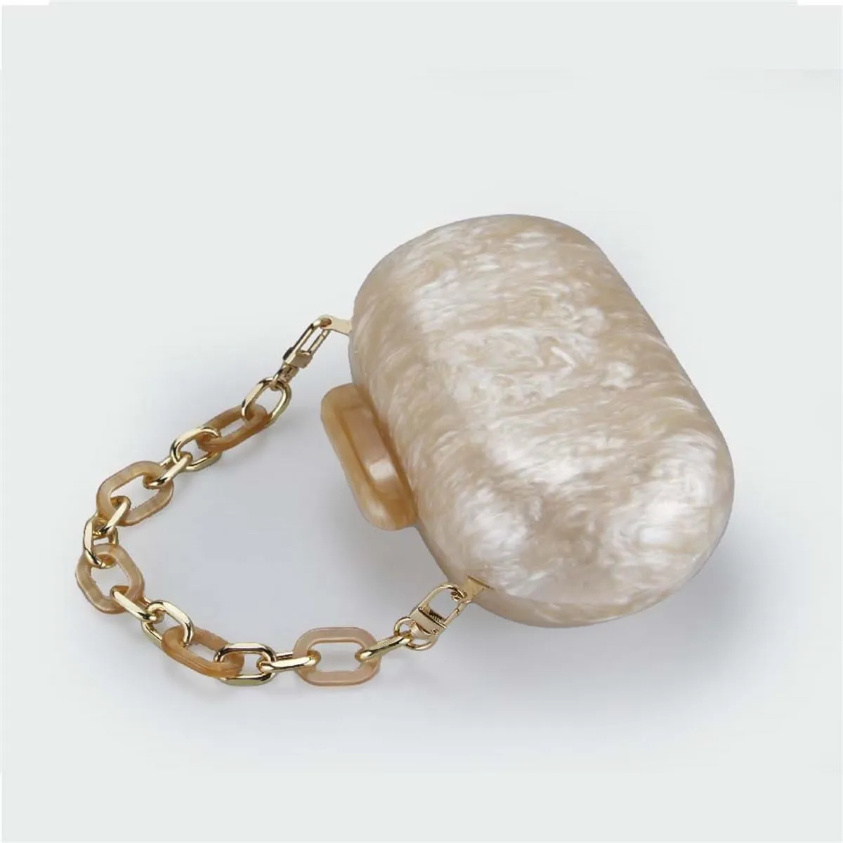 Women Acrylic Clutch Purse Marble Evening Bag Glitter Acrylic Shoulder Handbag Wedding Party Prom Trendy Purse
