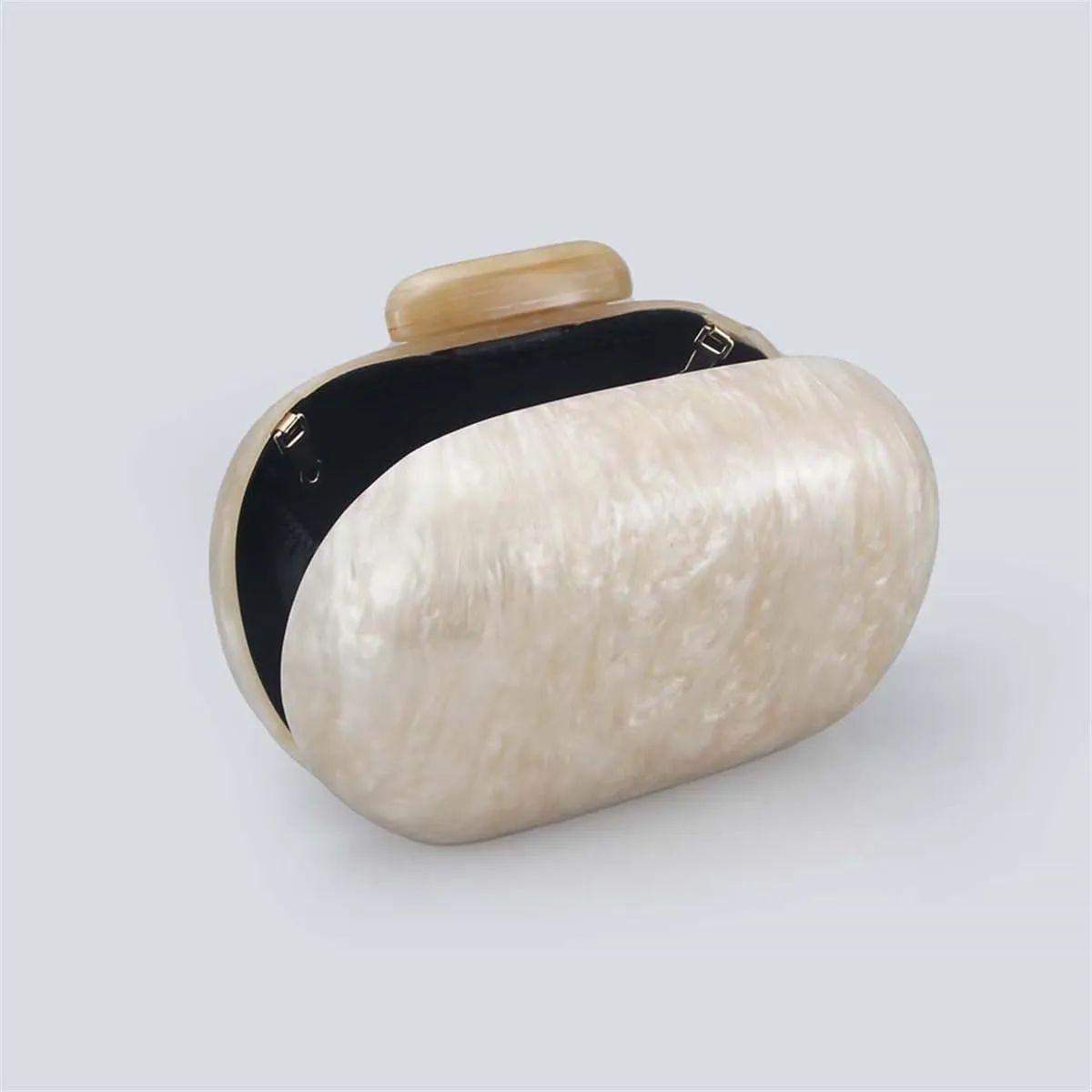 Women Acrylic Clutch Purse Marble Evening Bag Glitter Acrylic Shoulder Handbag Wedding Party Prom Trendy Purse