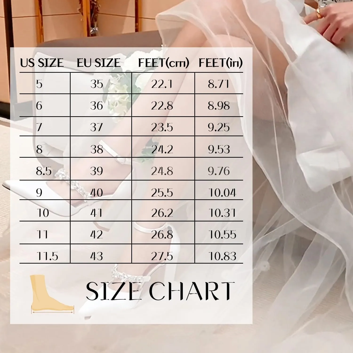Women Chunky Heels Closed Pointed Toe Pumps,Women Sandals Ankle Strap with Pearl&Bow for Evening Party Platform Pump Shoes