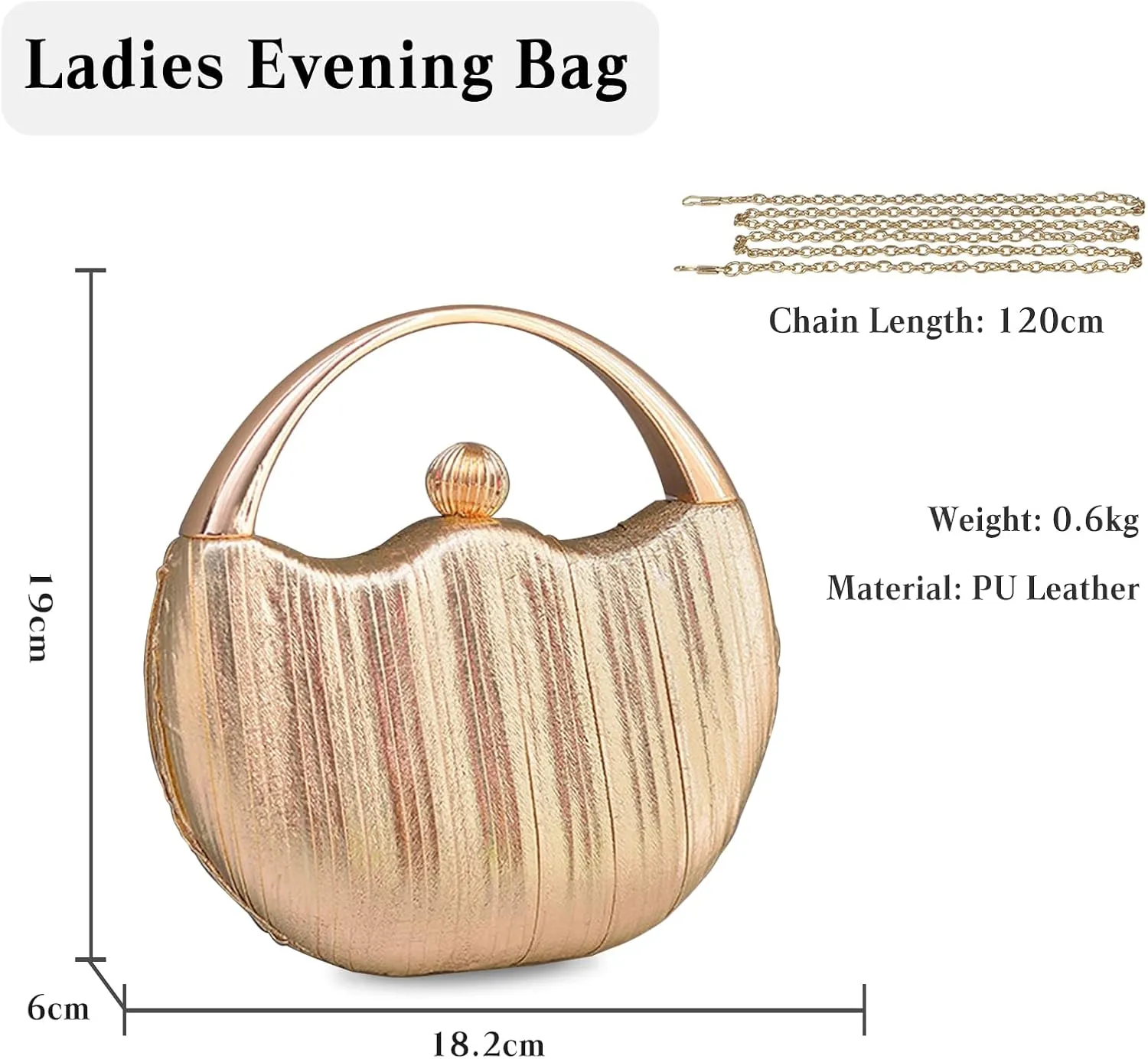 Women Clutch Bag Glitter Evening Bag Bridal Wedding Purse Elegant Shoulder Bag