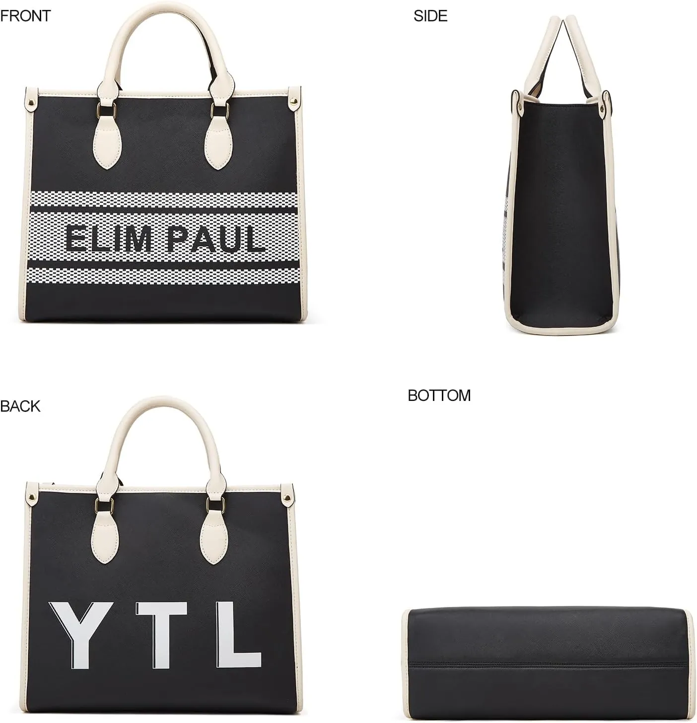 Women Fashion Handbag Wallet Tote Bag Shoulder Bag Top Handle Satchel Purse Set