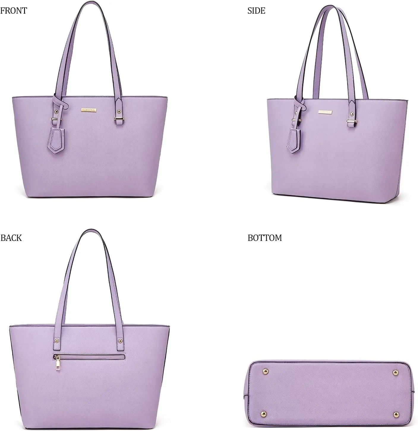 Women Fashion Handbags Wallet Tote Bag Shoulder Bag Top Handle Satchel Purse Set 4pcs