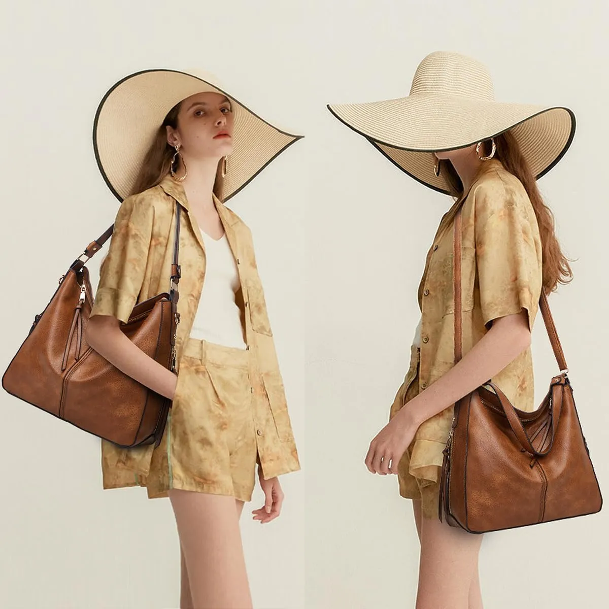Women Fashion Handbags Wallet Tote Bag Shoulder Bag Top Handle Satchel Purse Set