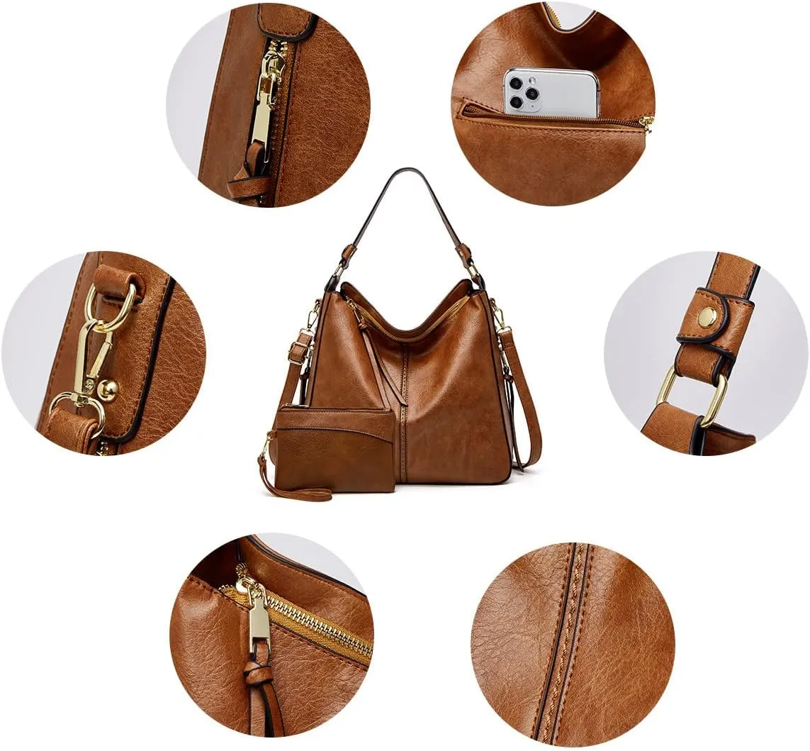 Women Fashion Handbags Wallet Tote Bag Shoulder Bag Top Handle Satchel Purse Set