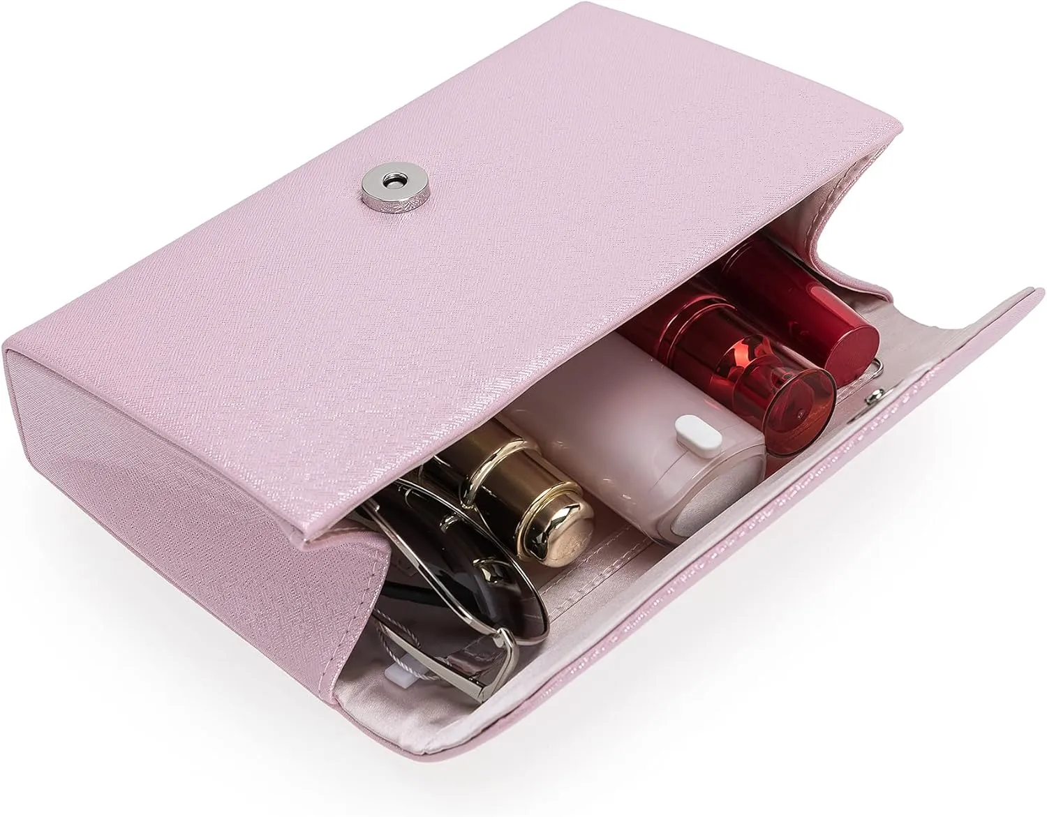 Women PU Clutch Glittering Evening Bag Formal Handbag Wedding Cocktail Prom Party Purse