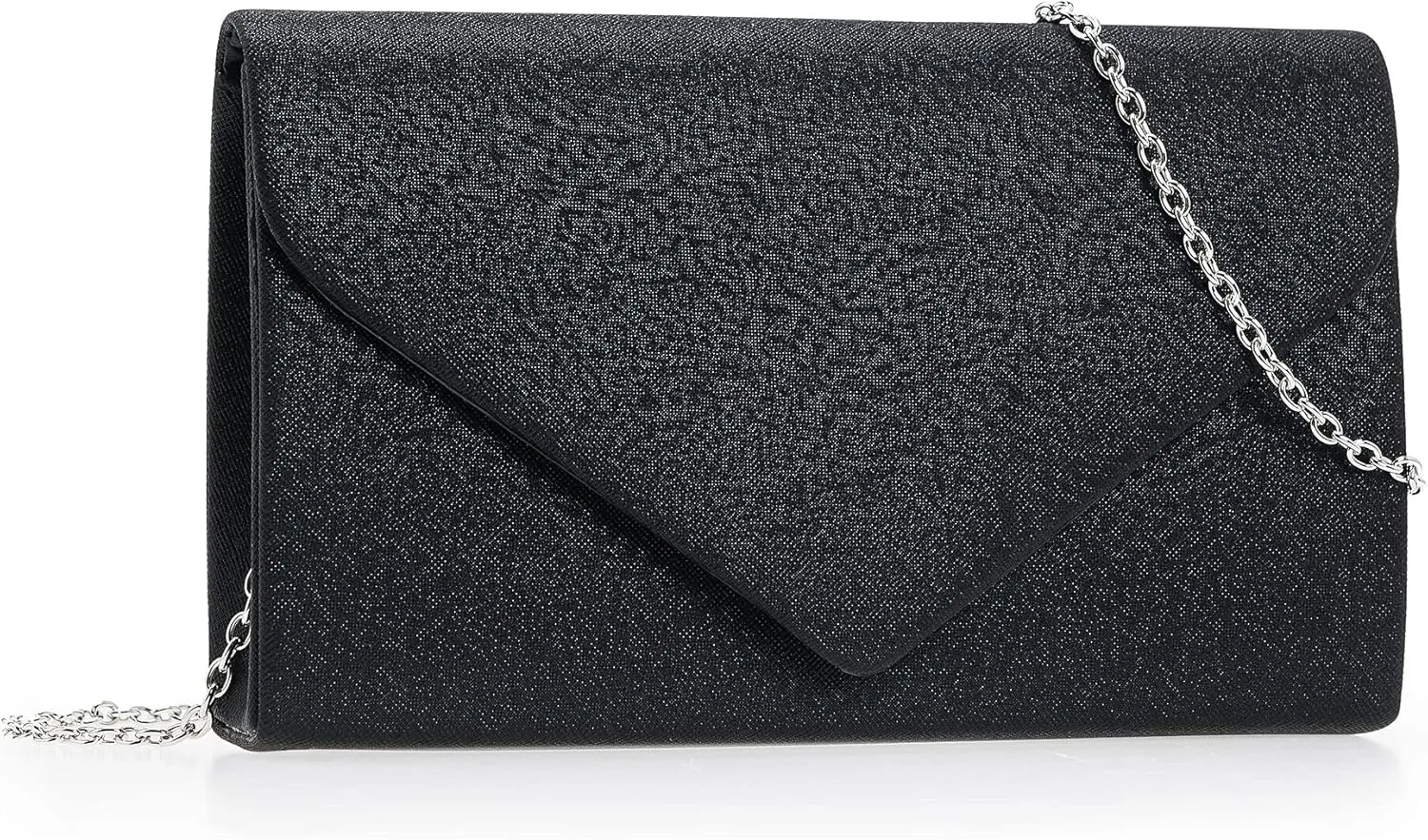 Women PU Clutch Glittering Evening Bag Formal Handbag Wedding Cocktail Prom Party Purse