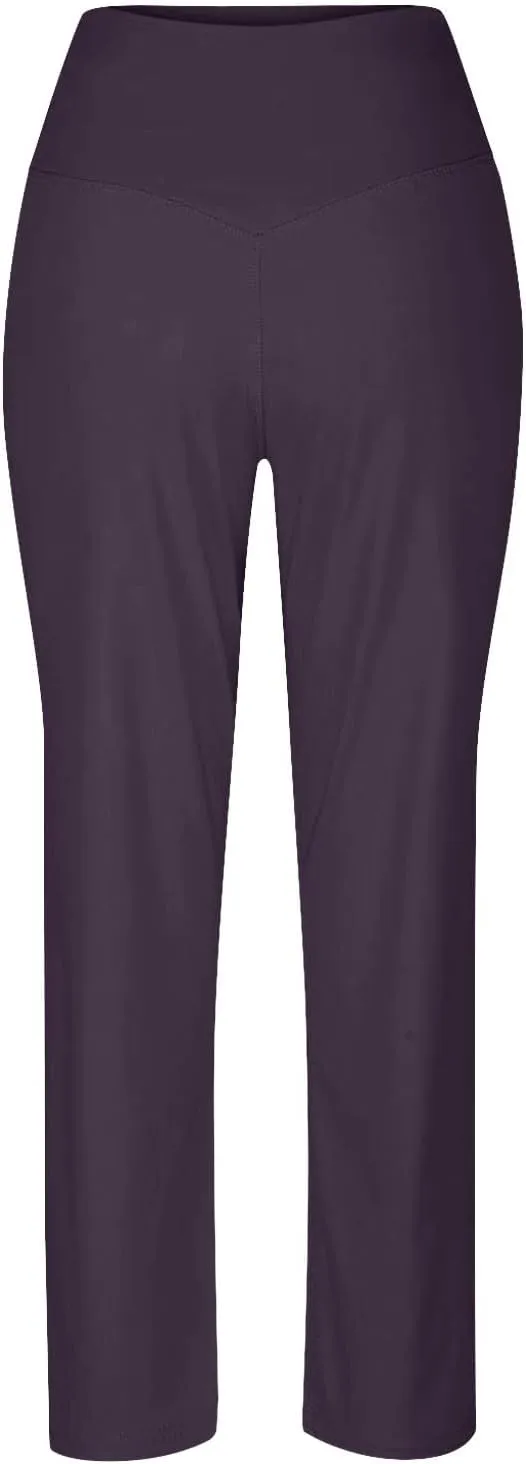 Women Yoga Capri Pants 2025 High Waist Solid Pant Wide Leg Workout Crop Summer Pants for Casual, Travel, Exercise