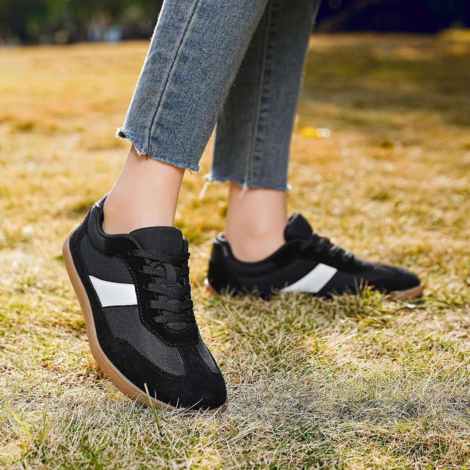 Womens Casual Fashion Barefoot Shoes | Wide Toe | Minimalist | Zero Drop | Lightweight Breathable Walking Shoes