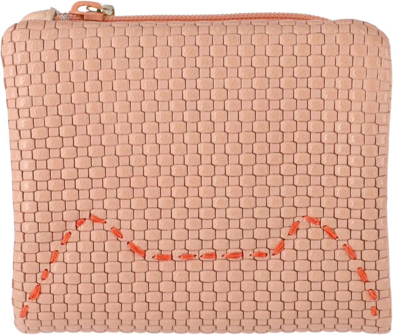 Women's Embossed Mesh Bi-fold Wallet