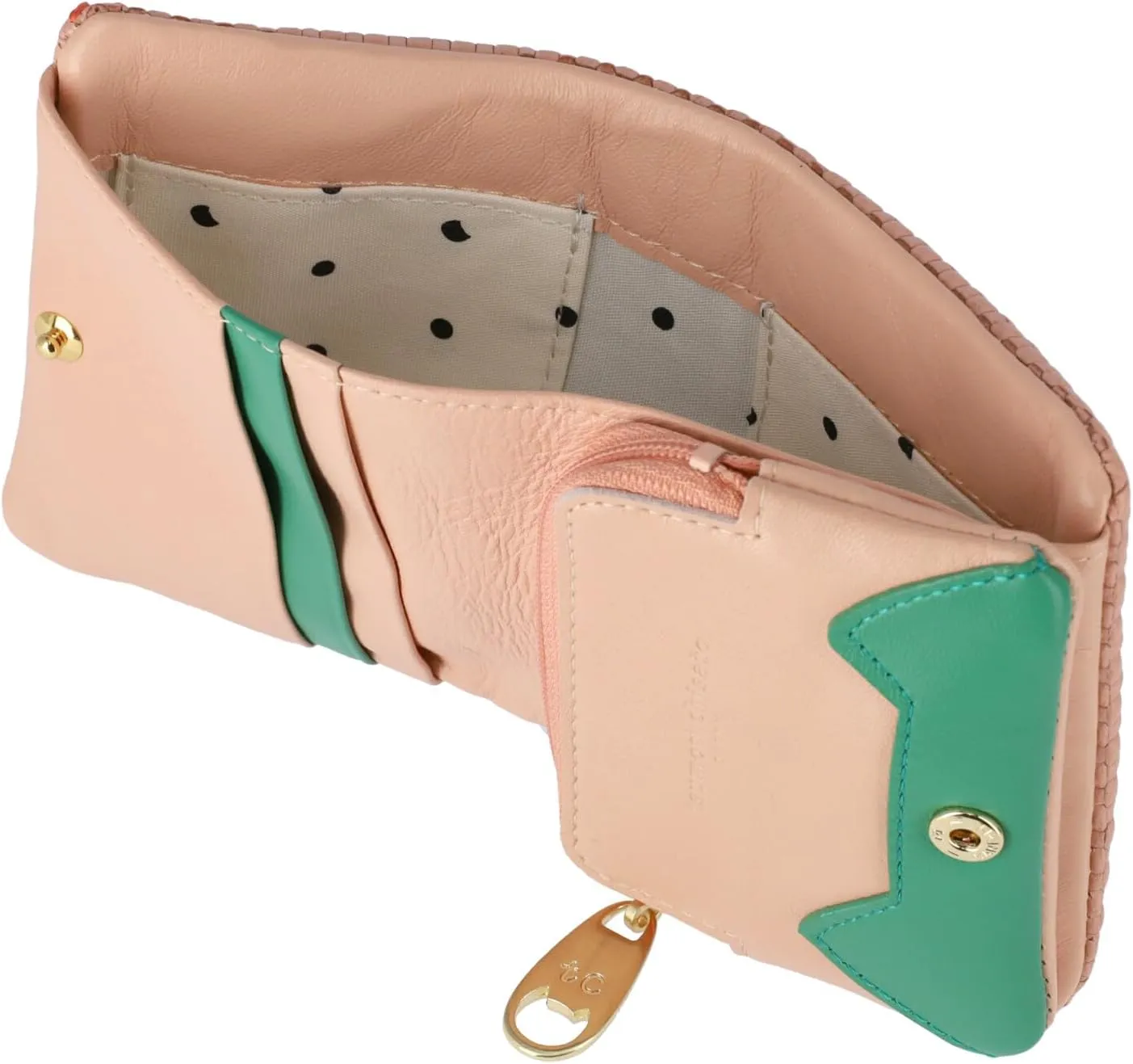 Women's Embossed Mesh Mini Wallet