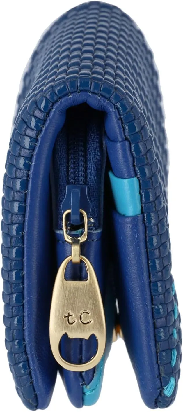 Women's Embossed Mesh Mini Wallet
