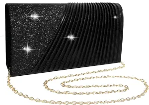 Womens Evening Bag Sparkly Clutch Purses for Women Wedding Party Purses Glitter Cocktail Prom Handbags