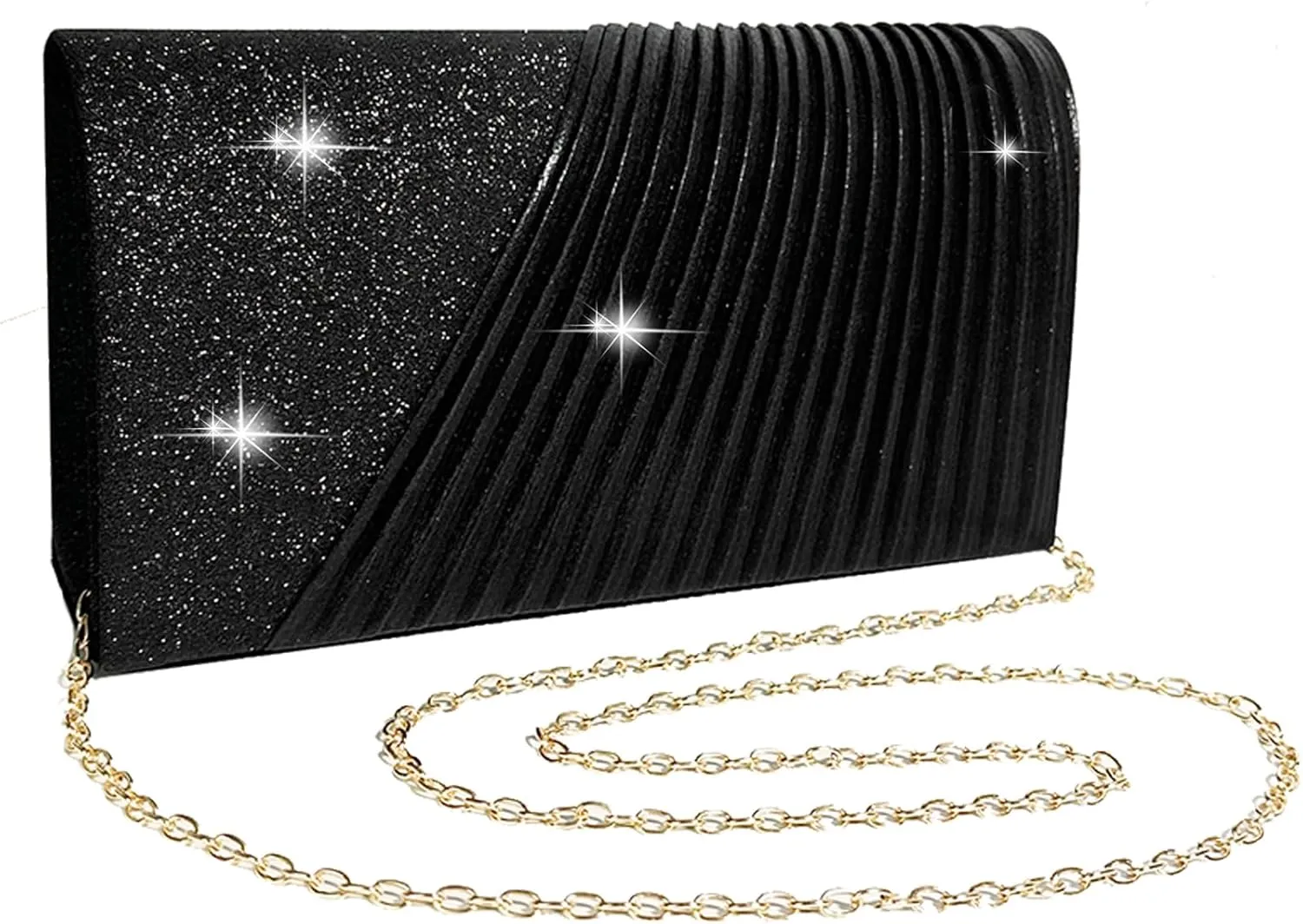 Womens Evening Bag Sparkly Clutch Purses for Women Wedding Party Purses Glitter Cocktail Prom Handbags