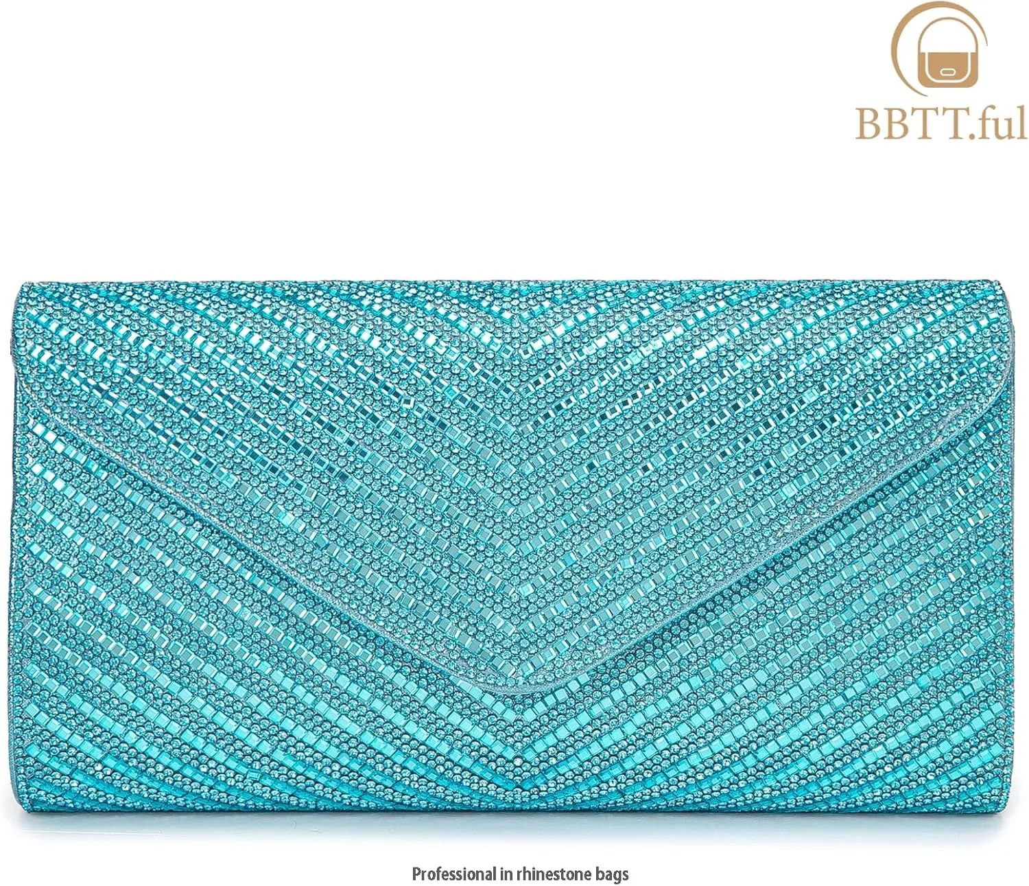 Women's Evening Handbags Envelope Clutch Purses Ladies Crossbody Bags Rhinestone Wedding Bag Shoulder Bag for Women