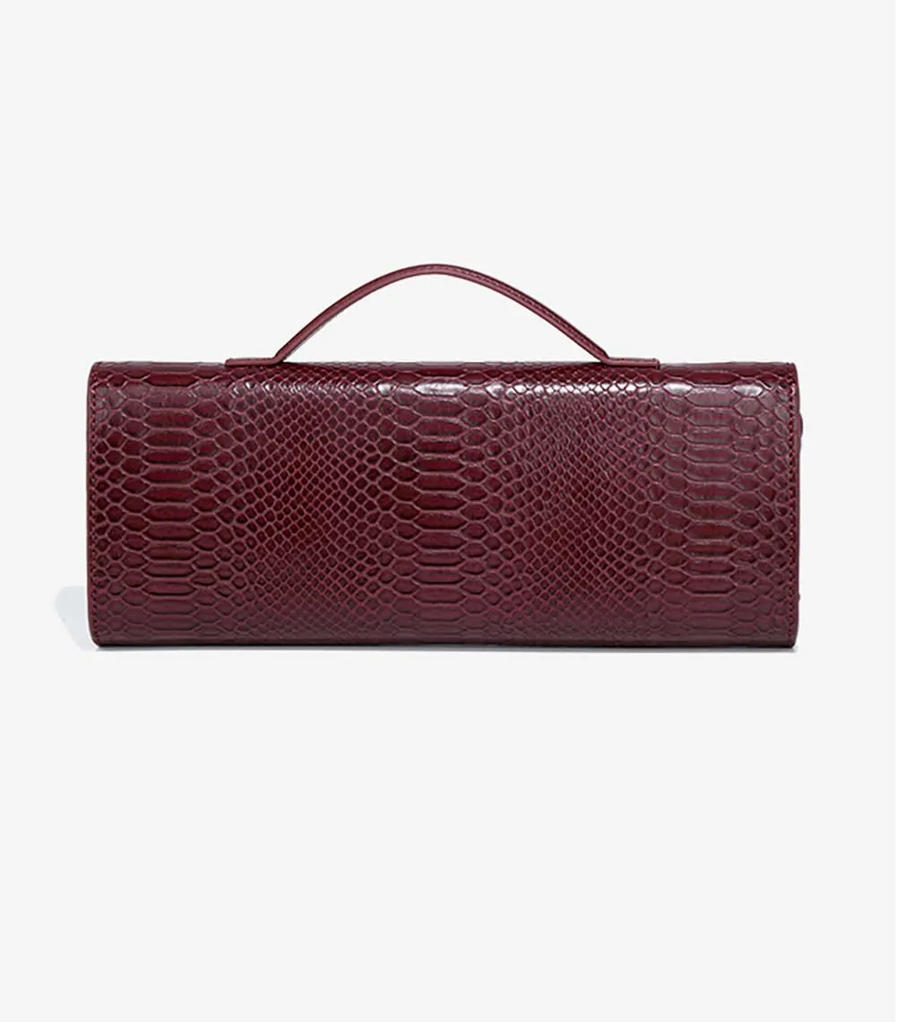 Womens Fashion Leather Clutch Bag Crocodile Print Evening Handbag Crossbody Tote Bag