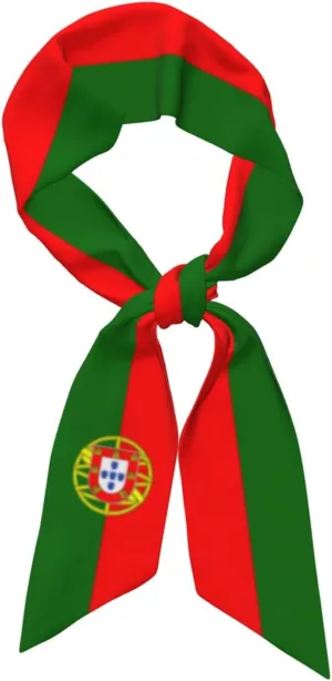 Women'S Fashion Scarf Portugal Portuguese Flag Hair Satin Scarf Bandanas Headscarf Wrap Breathable Lightweight Neck Scarves For Handbag Accessories
