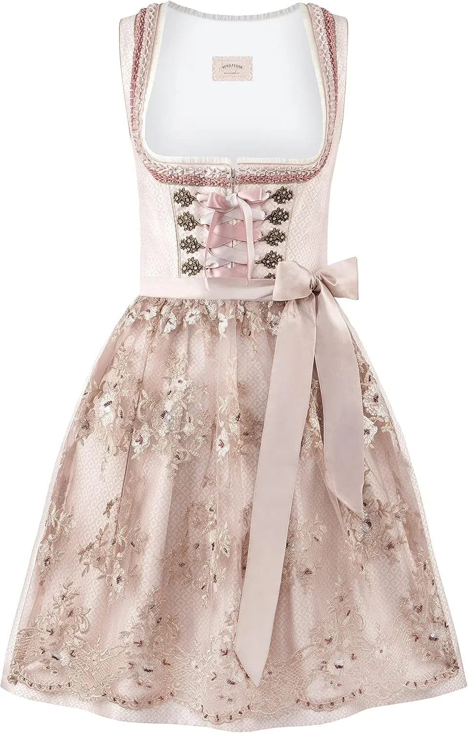 Women's Finette Mini Dirndl, taupe, 34