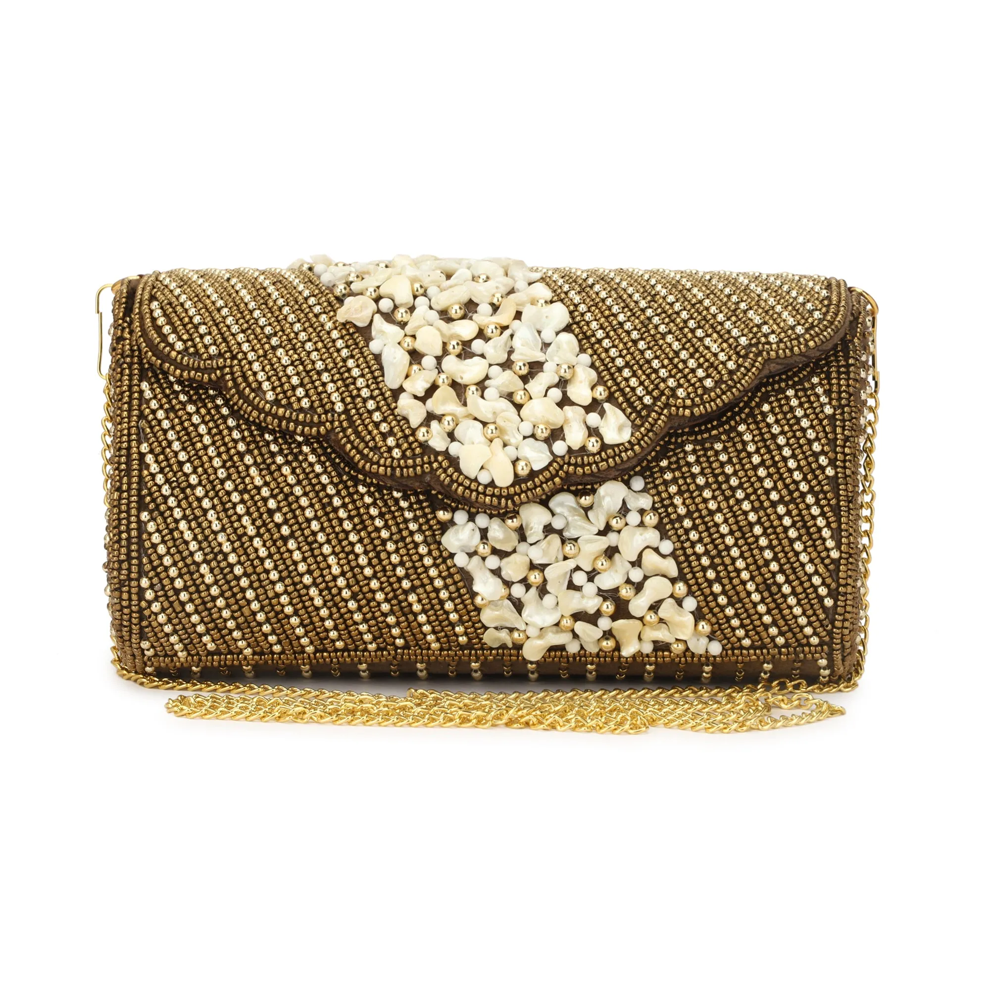 Women's Glitter Floral Rhinestone Beaded Evening Party Clutch Wedding Bag Wallet
