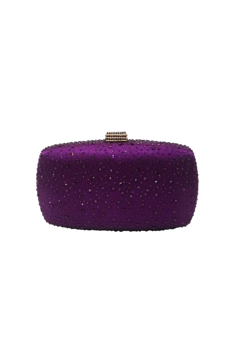 Women’s Rhinestones Evening Clutch in Satin