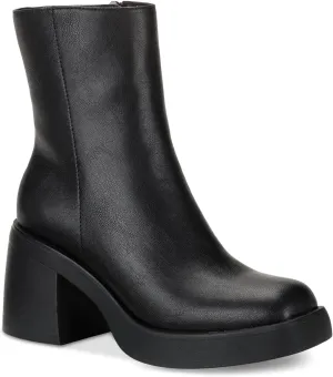 Womens TIANNA Faux Leather Mid-Calf Boots Black 6.5 Medium (B,M)
