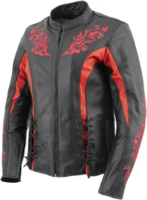 Xelement XS2029 'Gemma' Women's Leather Jacket
