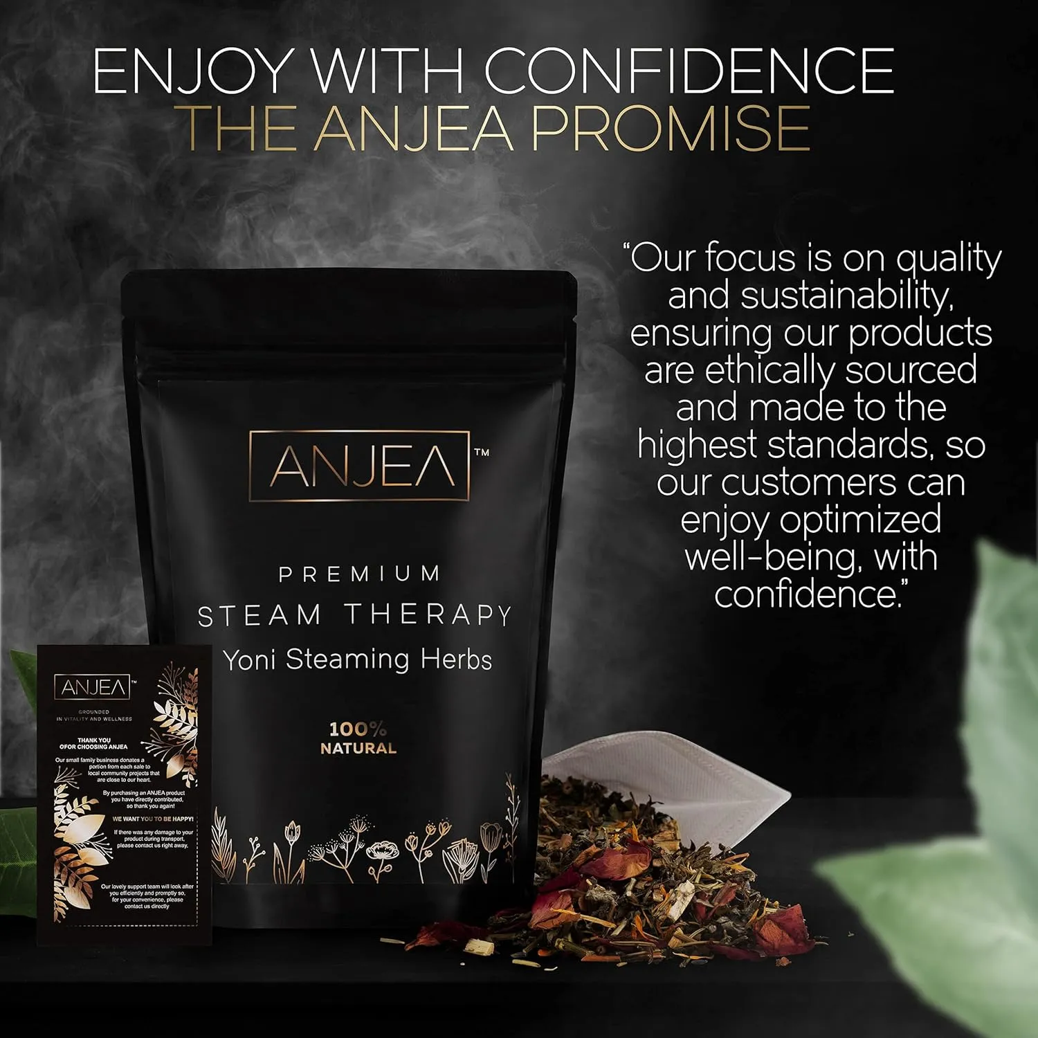 Yoni Steaming Herbs 2 oz (2-4 steams), Vsteam Herbs for Cleansing and Tightening, Natural V Steam Herbs for V Steam Seat Kit, Herbal Sitz Bath Soak, Feminine Wash, Filter Bags Included