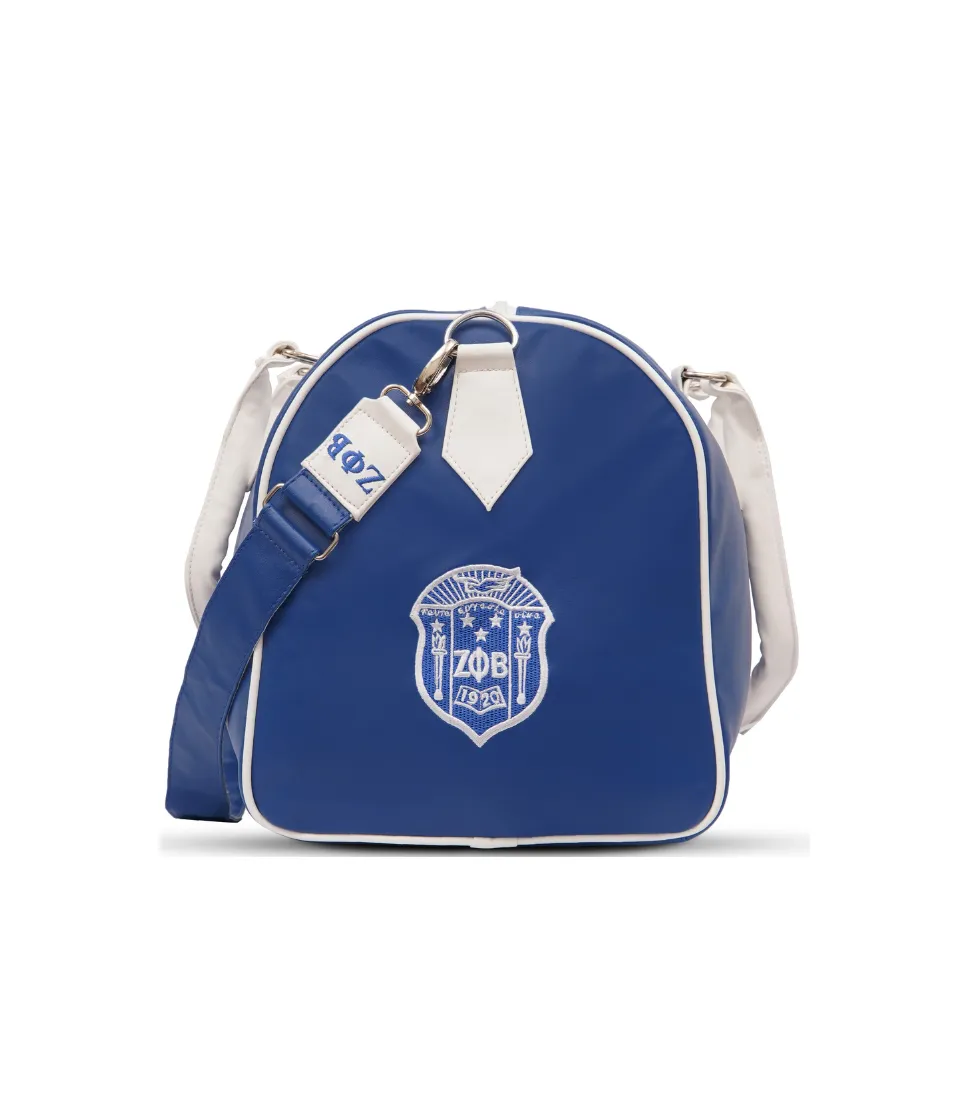 Zeta Phi Beta Striped Duffel Bag
